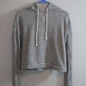 black and white hoodie
